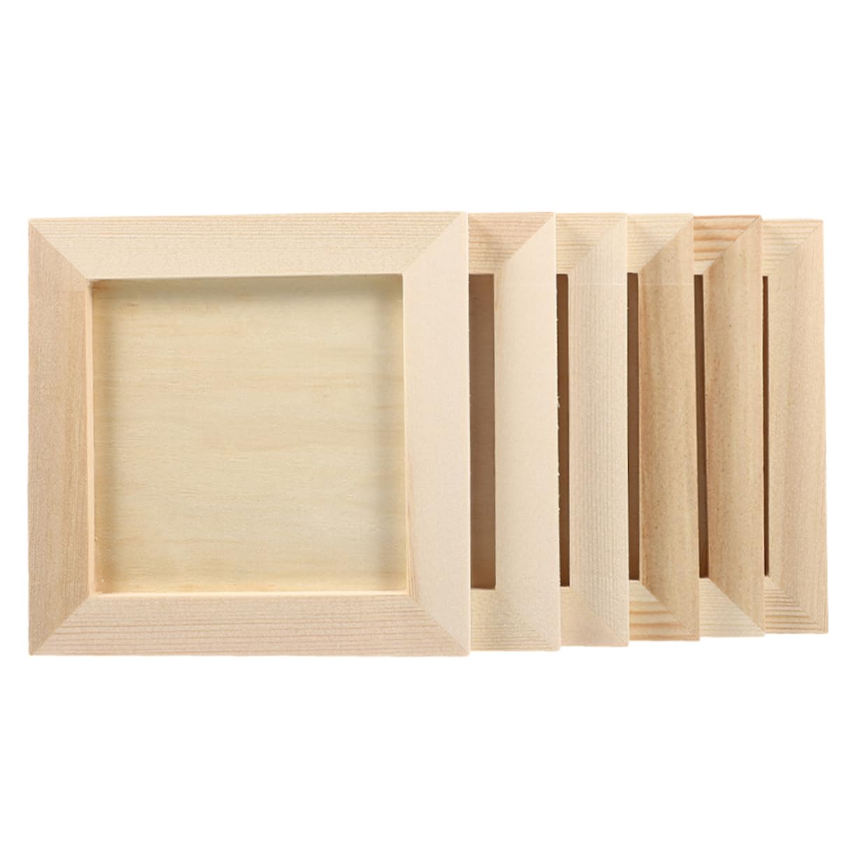 HAPINARY Ensemble De 6 Cadres Photo En Argile Cadres En Bois Pour Garçons Boîtes À Ombres Projets De Peinture Pour Garçons Filles Jouets Éducatifs