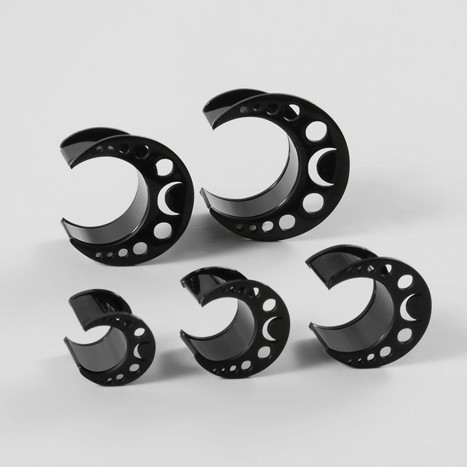 Daesar Ohr Plug Edelstahl, Tunnel 8-16MM Mond Ohrringe Piercing Ohr Expander Set