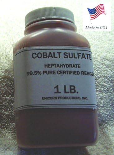 Cobalt Sulfate - Heptahydrate 99.5+% Reagent - Certified - 1 Lbs