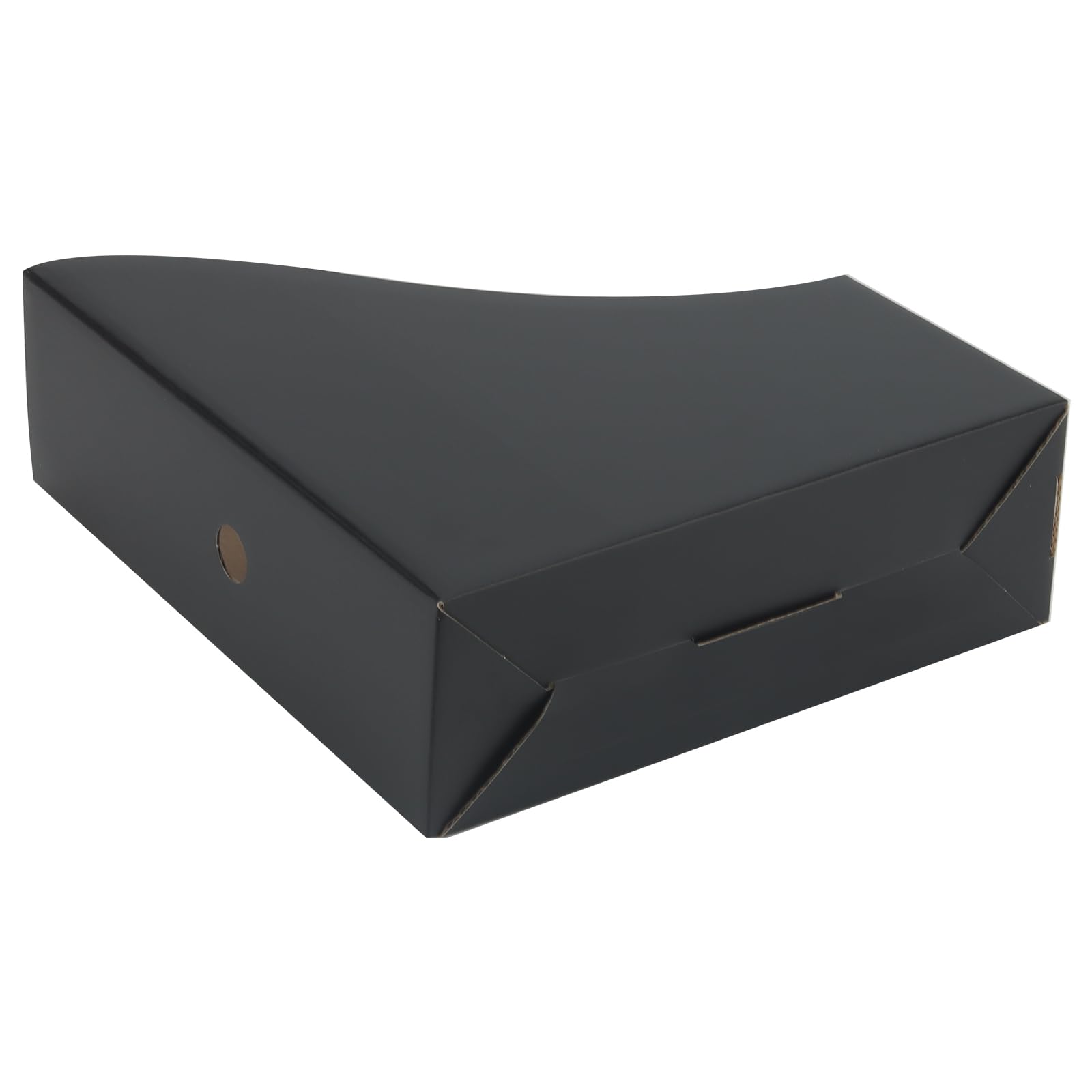 Lot de 12 Porte-revues A4 en Papier Kraft, Organiseur de Bureau pour Documents, Fournitures de Bureau, 26 x 9 x 27 cm, Noir