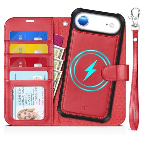 TUCCH iPhone Air Ή P[X 蒠^ 2 in 1  6.5C` Xgbvt O RFIDubLO 4J[h|Pbg uX^h@\ Ռz Sʕی PU ӂ AirΉgуP[X 2025N