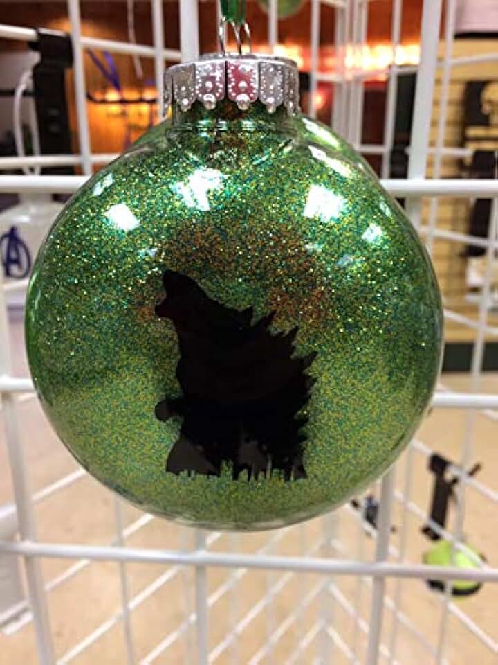 godzilla christmas ornament