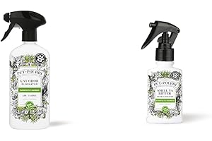 Pet-Pourri Purrfectly Bamboo Cat Odor Freshener Spray Bundle