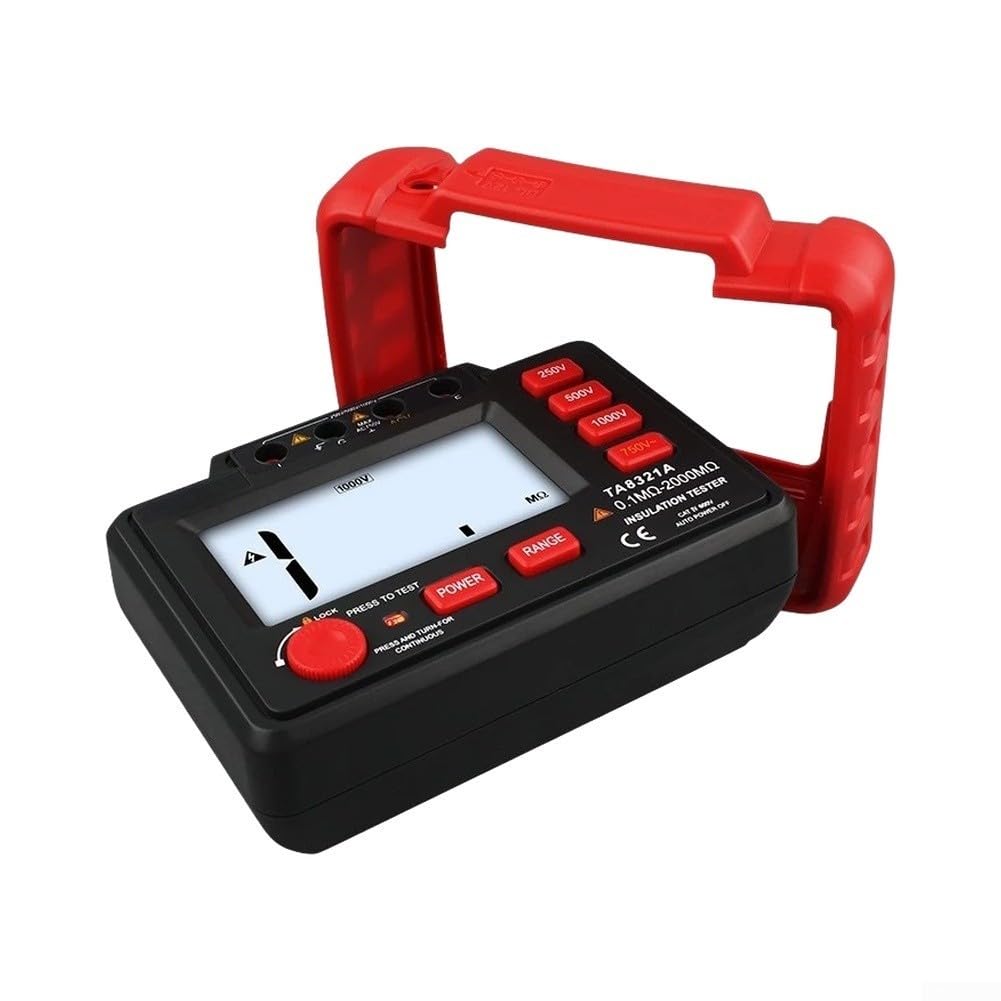 Probador de aislamiento digital 250V-1000V Megohmmetro (TA8321A)