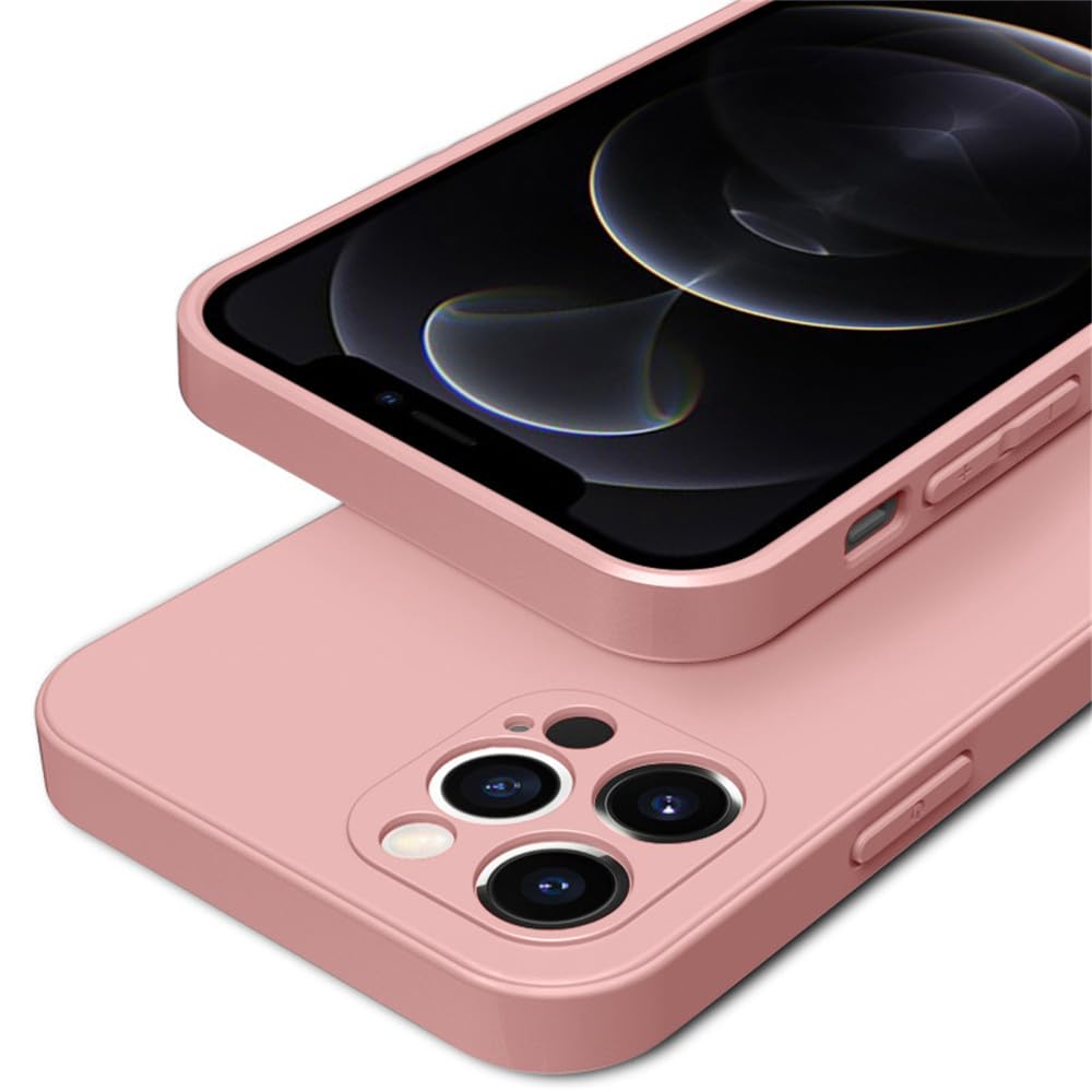 Coque silicone liquide néon antichoc pour objectif iPhone 13 Pro - 7
