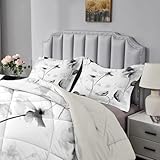 【Matériaux de Qualité】Notre couette duvet est fabriquée en microfibres ultra-fines, offrant une sensation de douceur. Elle est remplie de 200 GSM de coton de haute qualité, légère et respirante. Particulièrement adaptée aux saisons d'été et d'automne, elle procure un confort exceptionnel, garantissant un sommeil de qualité chaque nuit, que ce soit pendant les chaudes nuits d'été ou les fraîches soirées d'automne.