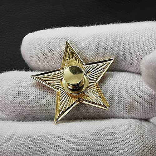 QLTY Sovjet-badge broche, pure koperen emaille badge, militaire gevecht medaille pin WW2, vijfhoekige rode ster medaille badge broche, rode vlag badge, marxistische socialistische metalen badges - Image 8