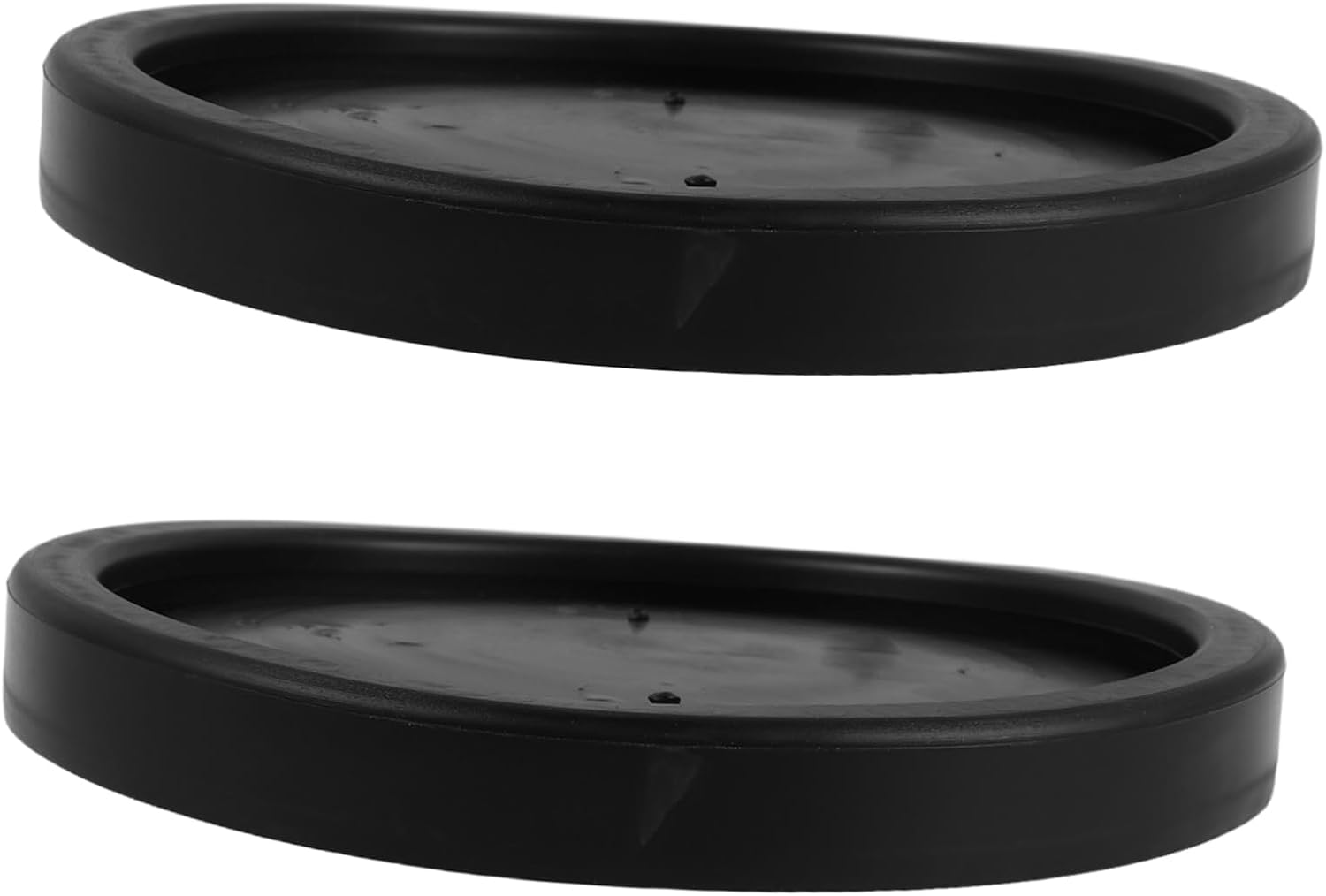 2pcs Non Slip Fitness Equipment Caster Pads for Floor Protection Durable Plastic Round Protectors for Treadmills Bikes and Furniture Hardwood Tile Floors