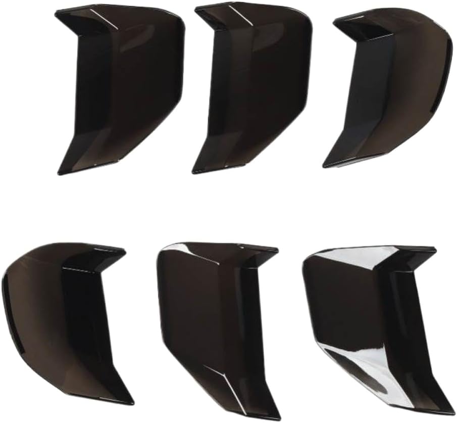 Tail Light Trim Cover Smoky Black Compatible With Mustang