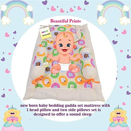 Image of Kwitchy Baby Bedding Set for New Born Essential Combo (0-6 Months) (4PCS Set)