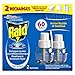 Raid Recharges pour Diffuseur Électrique Liquide, Moustiques et Moustiques Tigres, 60 Nuits, Insecticide, Lot de 2