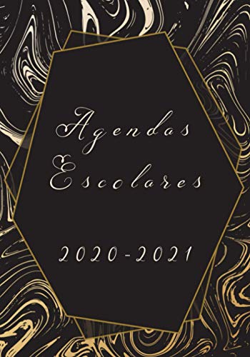 Agendas Escolares 2020 2021 agendas escolares 2020-2021: 2 días por página ,Agenda escolar para estudiantes mármol negro+calendario 2020-2021 ,...