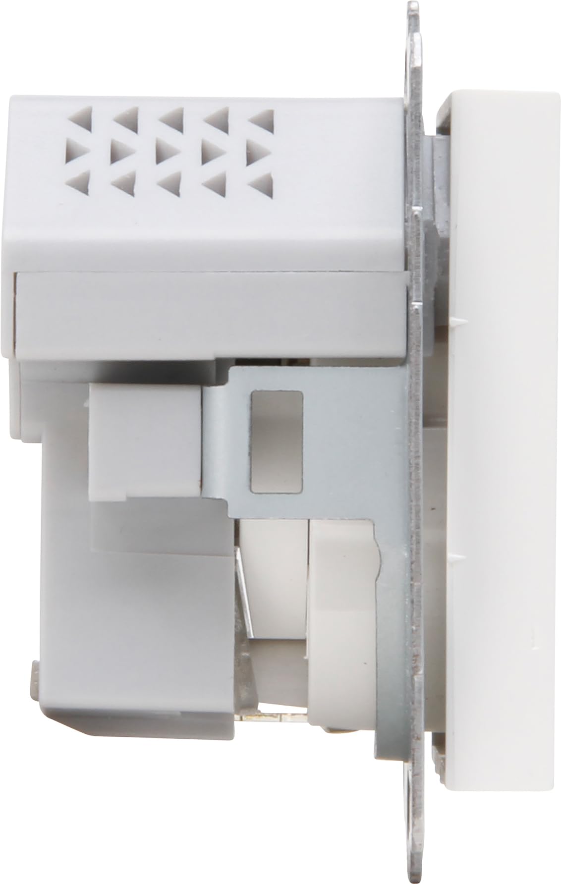 Kopp HK07 - Unterputz-Schutzkontakt Steckdose, USB C Ladebuchsen und USB A Ladebuchse, Ausgangsstrom Ladebuchsen max. 3A, 5V, 55x55mm Abdeckungen, Nennstrom 16A, Nennspannung 250V~, Farbe: reinweiß