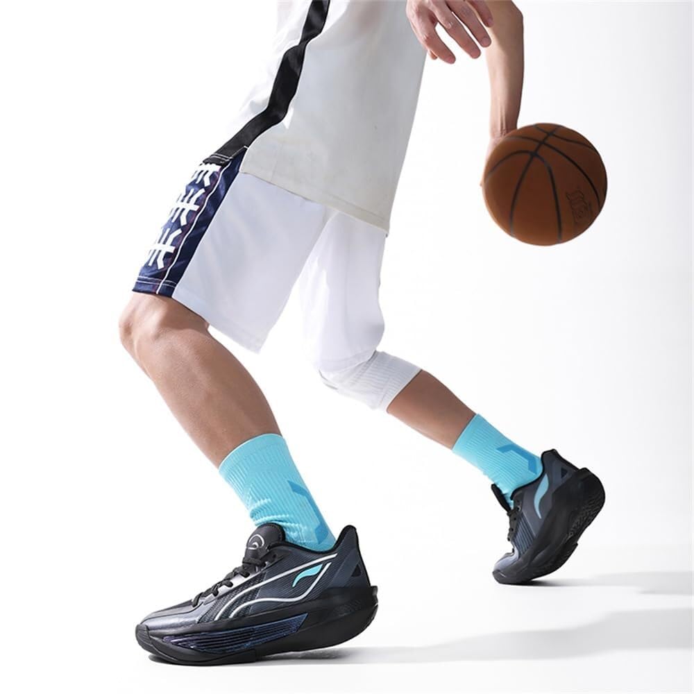 Genérico Zapatillas de Baloncesto for Hombre, con amortiguación, Resistentes al Desgaste, Antideslizantes, Agarre Rebote, Zapatillas Entrenamiento Deportivas Moda Zapatos para Caminar