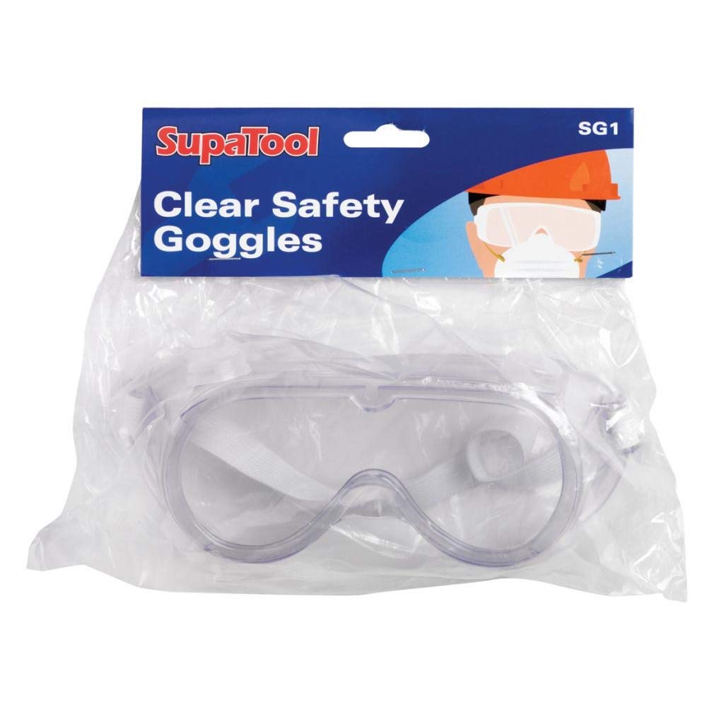 STX_364566 SupaTool Clear Safety Goggles (SG1)