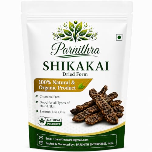 Image of Organic Whole Dried Sabut Shikakai Raw Form 100g | Acacia Concinna for Hair Wash, Hair Growth, Hair Fall Control, Dandruff & Itchy Scalp | Natural Herbal Hair Cleanser, Hair Mask Use, Chemical Free