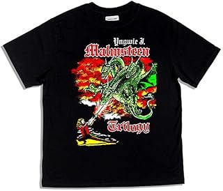 [Charnal] Yngwie Malmsteen ギタリスト ロック バンド Tシャツ メンズレディース Tシャツ 夏服 綿 スポーツ トップス プリント 半袖 無地 ゆったり ファッション 男女兼用 大きいサイズ