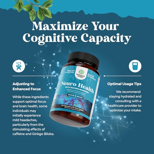 Nootropic Brain Supplement for Memory and Focus Support - Vitamins for Mental Support & Clarity with Bacopa Monnieri, VIT A, B6, Riboflavin, Niacin, Thiamin & Folate - Cognitive Complex - 60 Count - Image 5