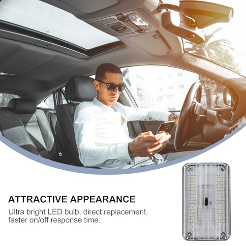 Luz interior de 36 LED para techo de coche y camión con diseño slim de plástico en pack de 2 5