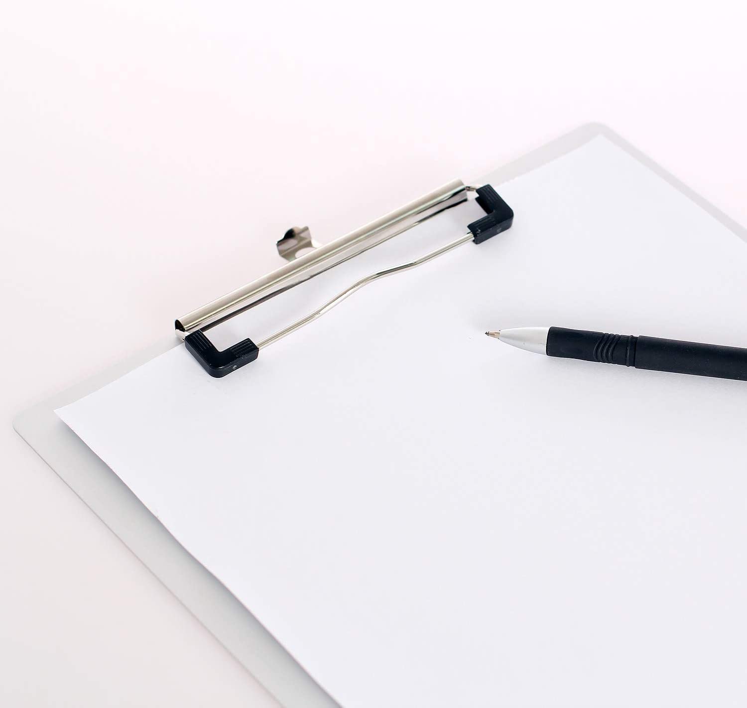 TUKA 6x A4 Porte-bloc en Aluminium, avec Pince, Haute Résistant Planchettes en Aluminium de Haute Qualité, Idéal pour le Travail Quotidien, Clip Planches 6er Pack en Couleur Argent, TKD8025-silver-6x