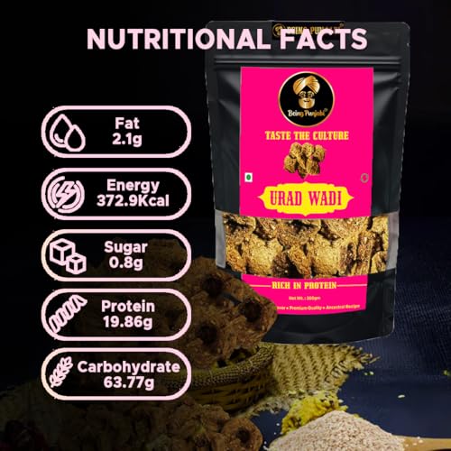 Image of Being Punjabi Amritsari Urad Wadi | 100% Natural Punjabi Dal Badi | No Preservatives & Ready to cook (230)