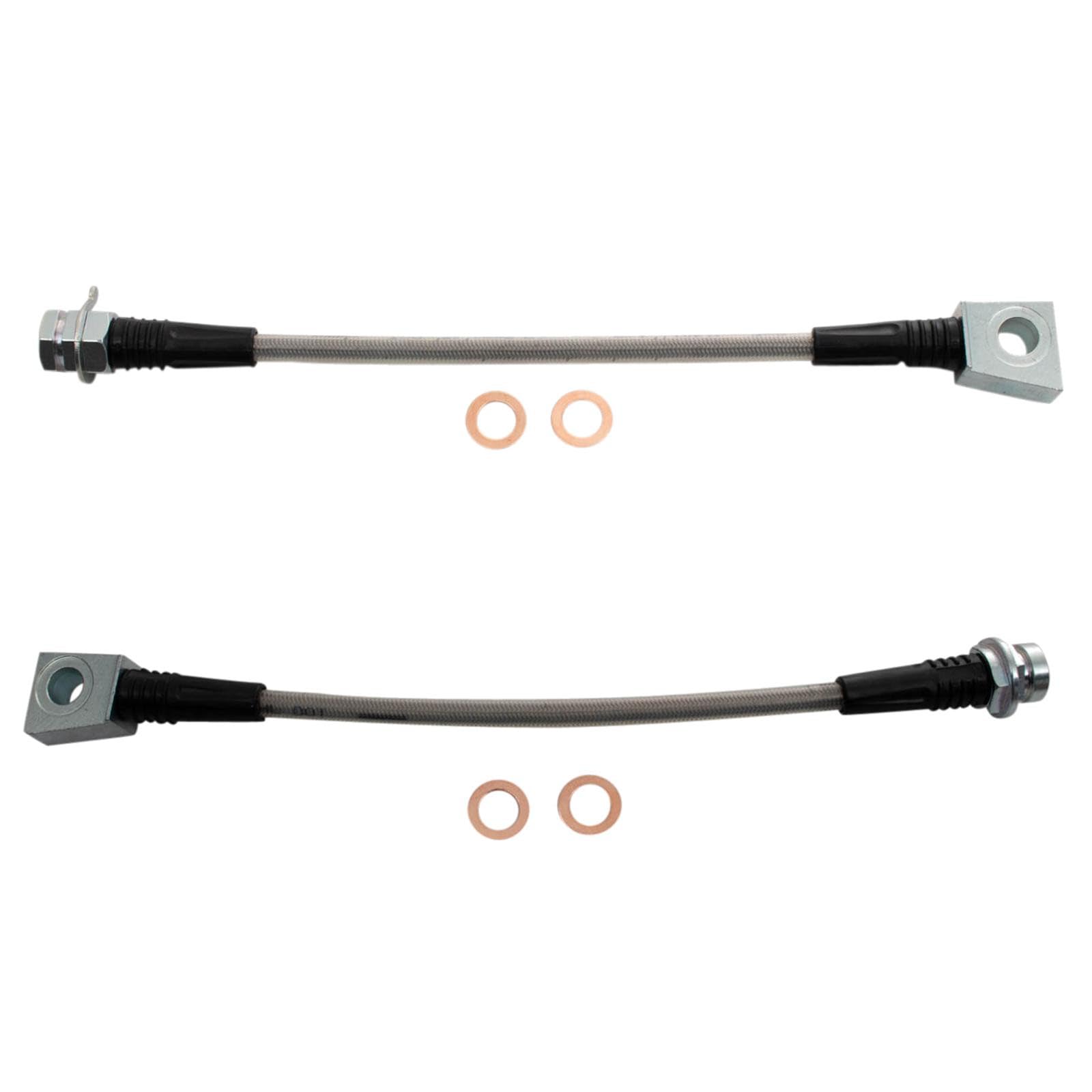 TRQ Rear Performance Brake Hose Set
