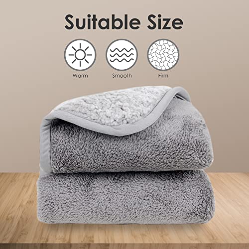 Langsprit Waterproof Dog Blanket for Bed, Couch, Sofa - Waterproof Sherpa Fleece Pet Blankets Furniture Protector for… - Image 4