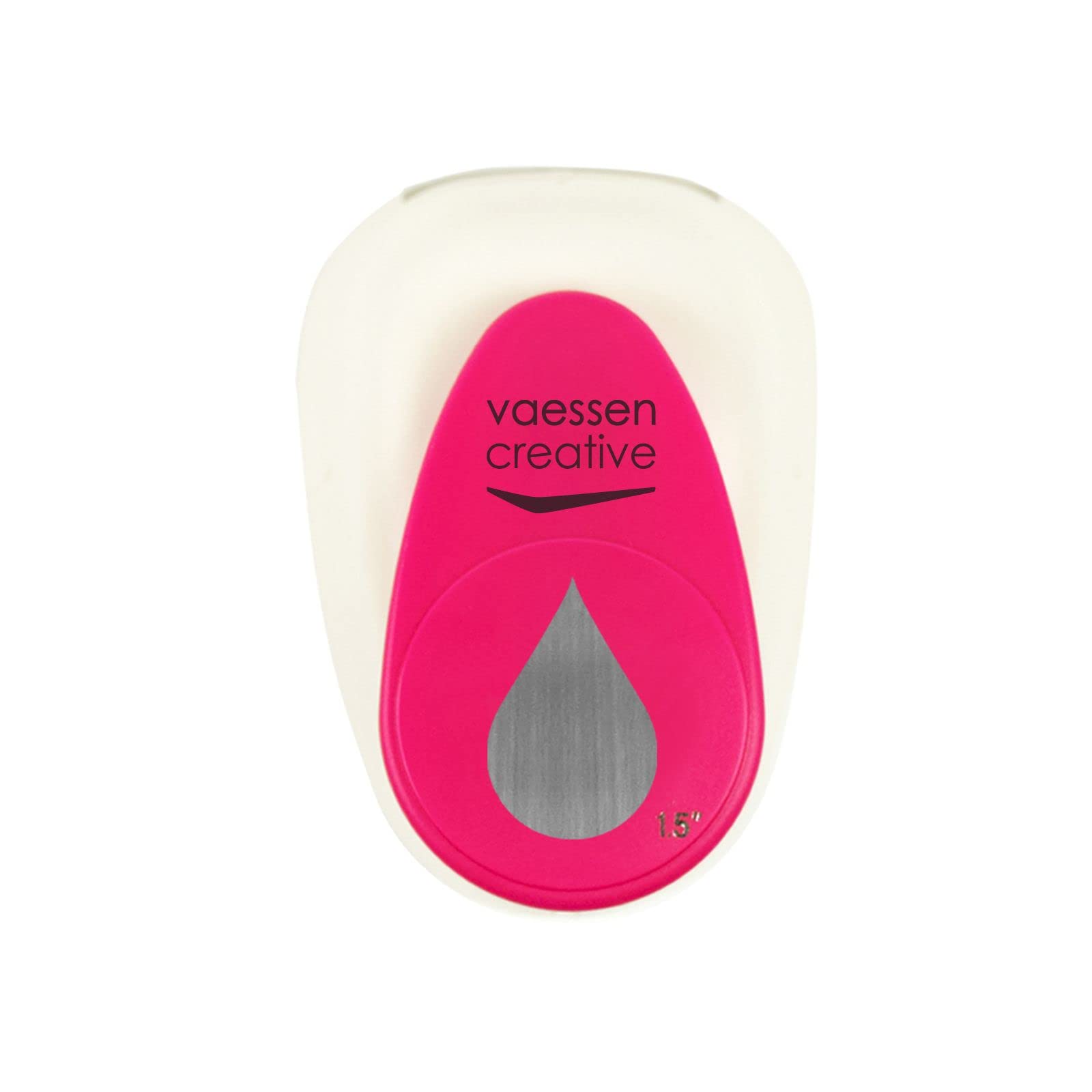 Vaessen Creative Craft Paper Punch - Drop - 2,5 x 3,8 cm - Circle Cutter for Crafting and Card Making
