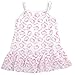 MANAI Hello Kitty Robe d'été à bretelles pour bébé fille Blanc/rose - - One Size