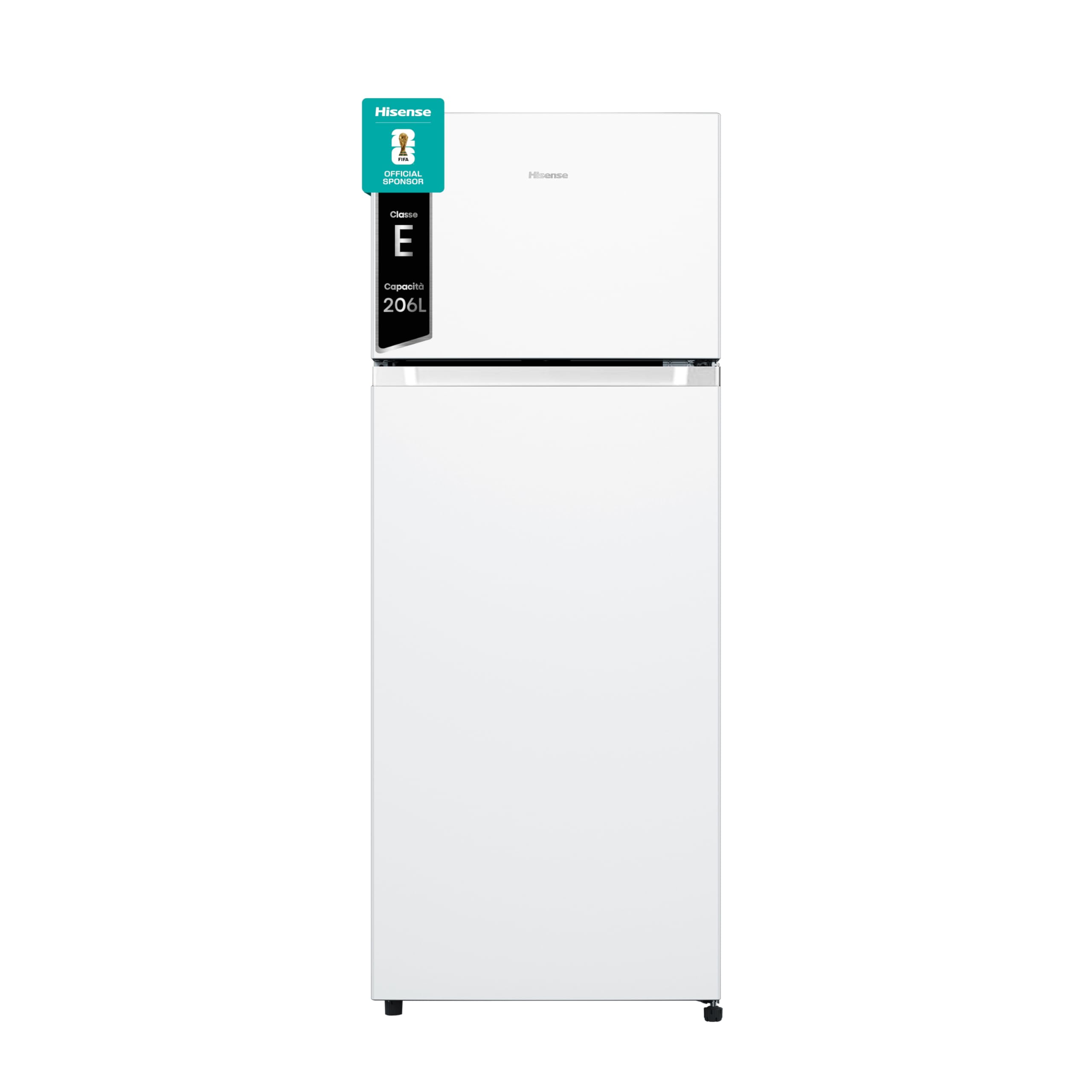 Hisense MTM55205E Frigorifero Doppia Porta a Libera Installazione Modello 2023, 206 L, Bianco
