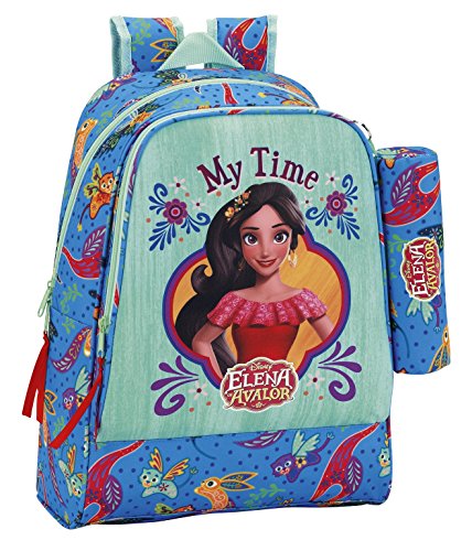 Safta 611719538 Elena De Avalor Mochila escolar  42 cm  Azul