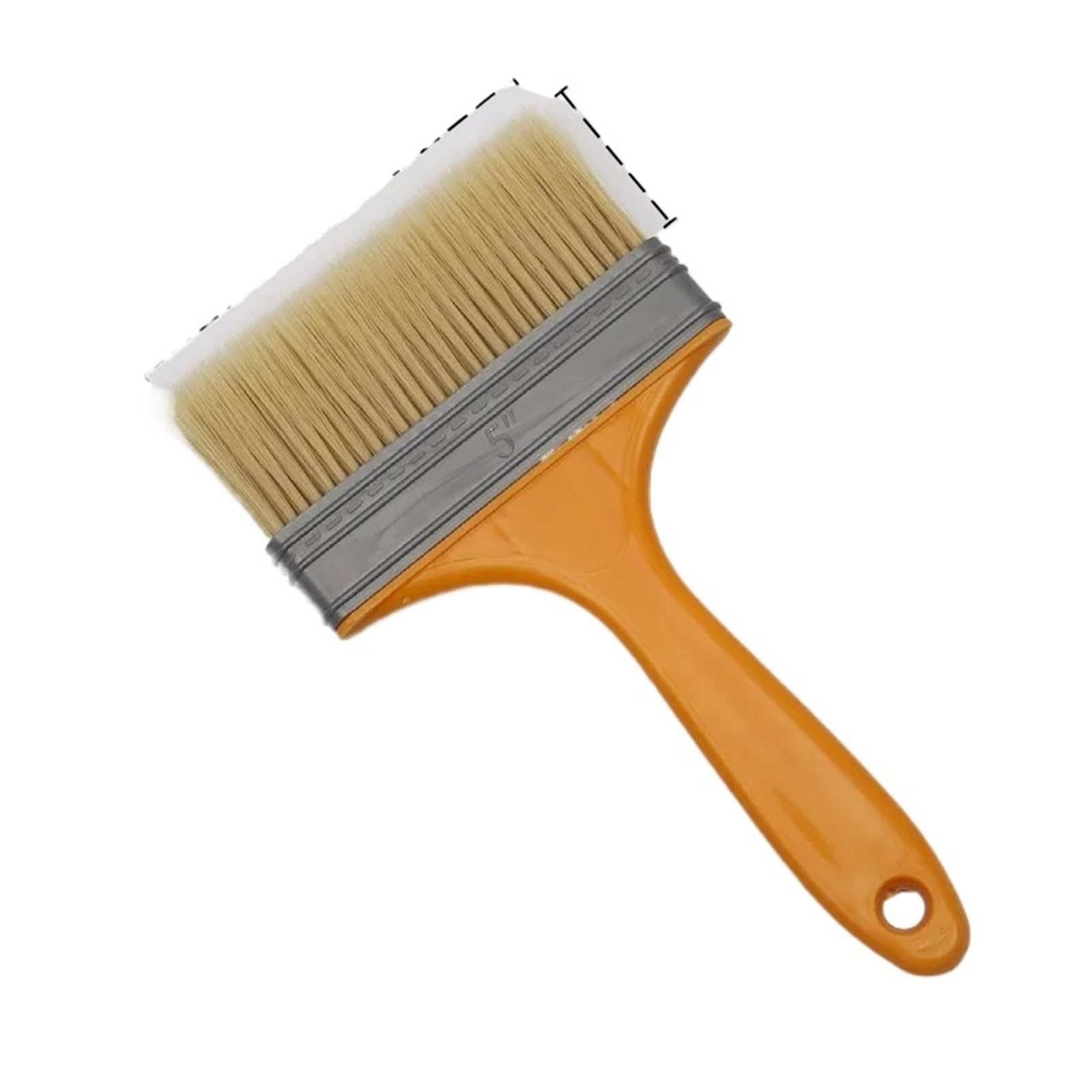 Suministros de Pintura, Pinceles de Pintura con Mango plástico, Juego Herramientas for Pared y Muebles, 1/2/4/5 Pulgadas, Pinceles for Pintar, for Artistas, for(5inch)