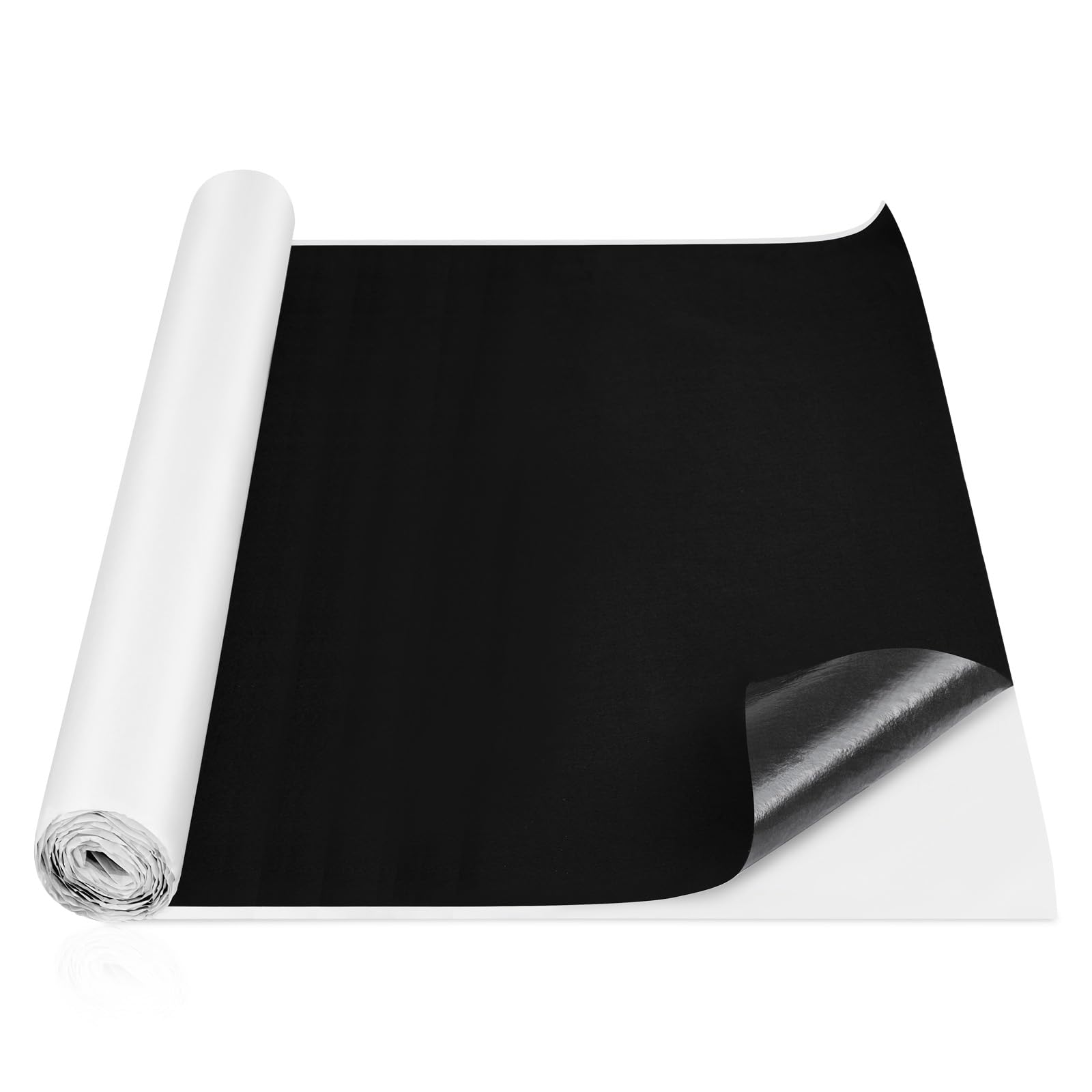 Nuanchu 19.5 Sq Ft Self Adhesive Underfelt Carpet 36 x 78 in, Black