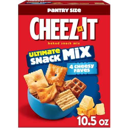 Cheez-It Ultimate Snack Mix, Salty Snacks, Pantry Size, 10.5oz Box (1 Box)