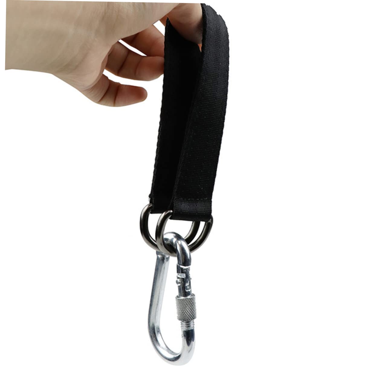 ibasenice 6pcs Swing Chair Hook Hanger Tree Belt Duty Straps Rope for Tree Swing Outdoor Camping Heavy Hammock Strap for Trees Hammock Hooks Hanging Ropes Polyester Black