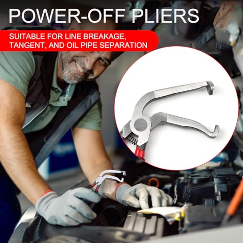 3-Piece Electrical Disconnect Pliers Set, 60 Degree Connector Separator, Car Fuel Line Breaking Tool - Image 3