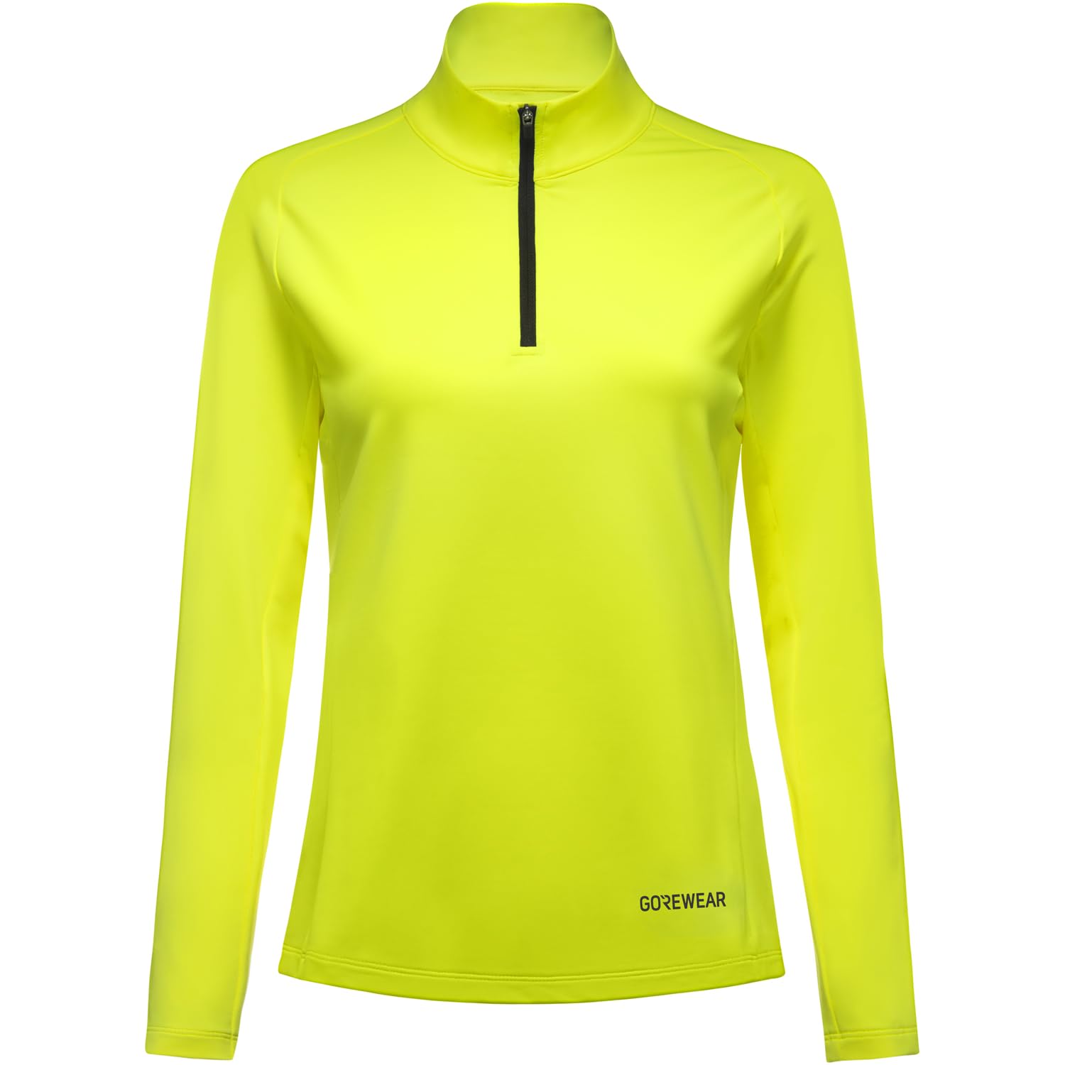 GORE WEAR Everyday Mid 1/4 Zip Womens, Neon Yellow, 42