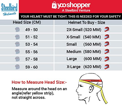 Image of Steelbird SBA-20 Strange ISI Certified Flip-Up Graphic Helmet for Men with Inner Silver Sunshield