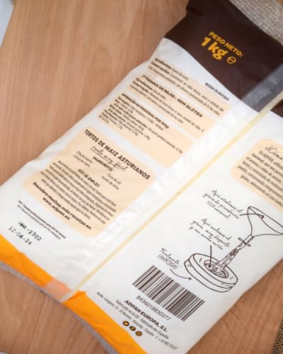Miniatura 4 de Adpan Harina De Maíz Molida En Molino De Piedra. Sin Gluten Ni Alérgenos. Pack De 3 Bolsas De 1 Kilo.