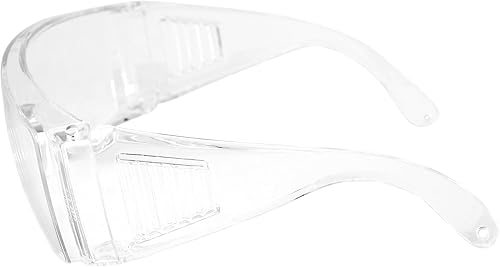 Miniatura 3 de Birdz Gafas de seguridad de alto impacto para visitantes, gafas que se ajustan sobre las gafas, marco transparente y protección de lentes,