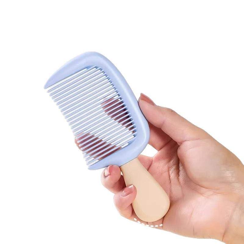 Mini Wide Tooth Detangling Hair Comb for Women, Men & Kids | Anti Breakage Pocket Hair Comb | Anti Static Styling Comb for Curly, Straight & Wet Hair Travel Friendly Daily Use Comb (1, Blue)-image-32
