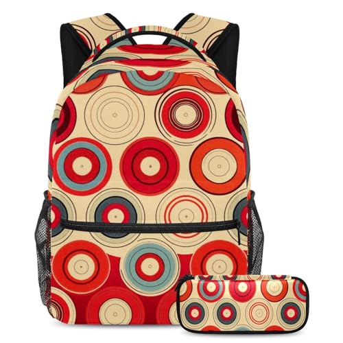 Sac à dos avec trousse Red Records pour ranger grand classeur