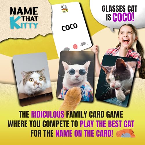 55% Off Name That Kitty - Fun Cat Card Game for Kids & Family