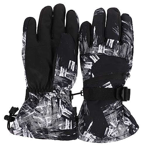DEARMAMY Fishing Gloves Mens Waterproof Winter Gloves Anti-Slip Warm for Outdoor Riding
