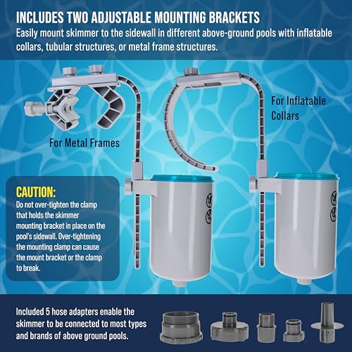 Image of U.S. Pool Supply Pool Skimmer - Above Ground Pool Skimmer, Floating Surface
