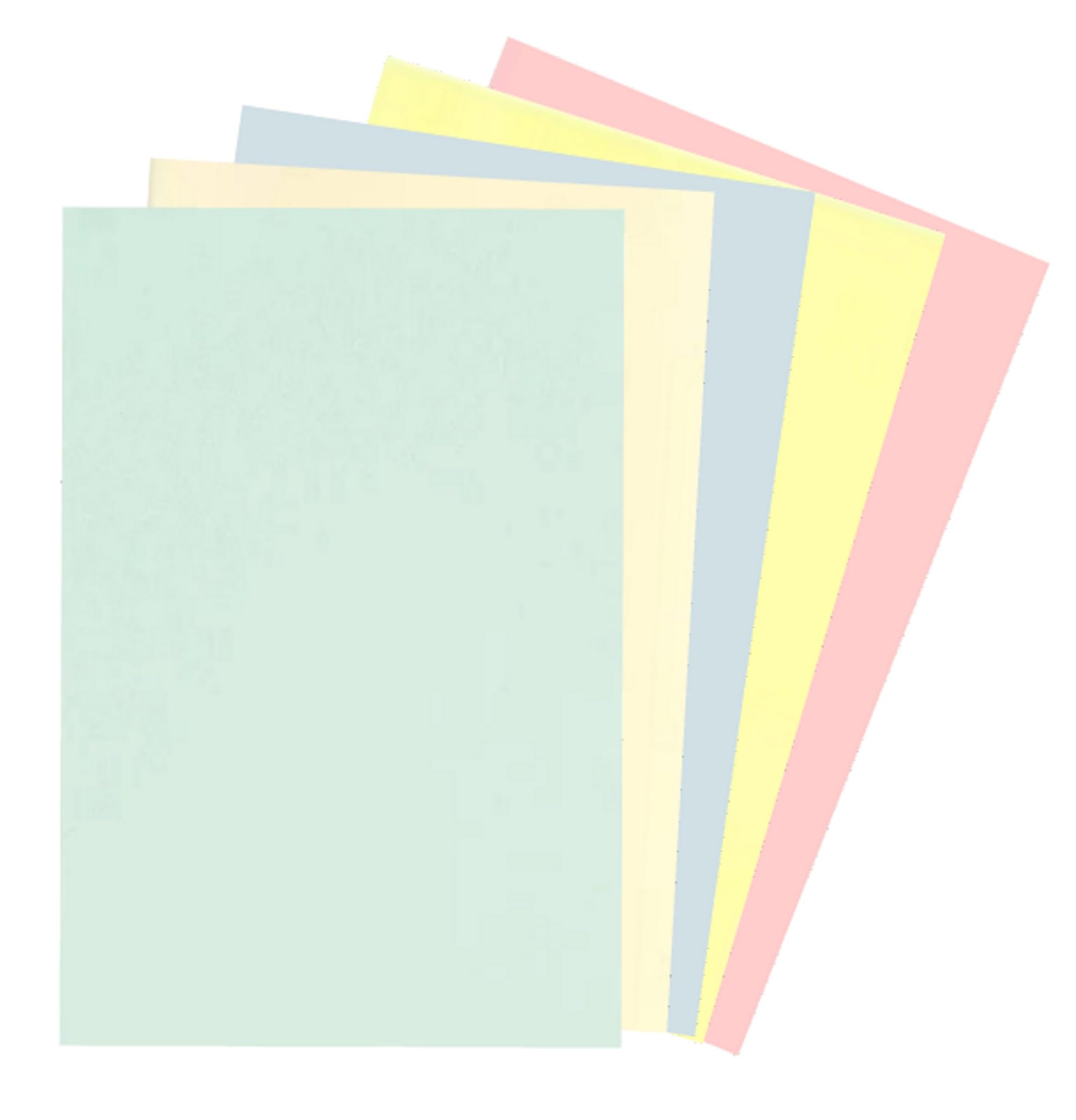 A4 80gsm Assorted Coloured Paper 100 Sheets (Pastel Mix)