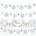 Big Dot of Happiness Winter Wonderland - Snowflake Holiday Party and Winter Wedding DIY Decorations - Clothespin Garland Banner - 44 Pieces