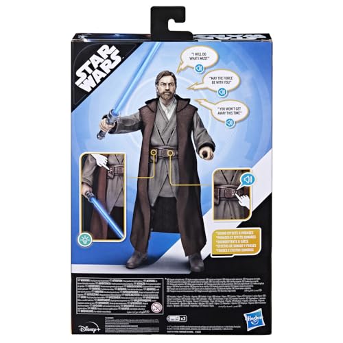 Star Wars F6862 Galactic Action Obi-Wan Kenobi, 12-Inch-Scale Action Figure thumb #4