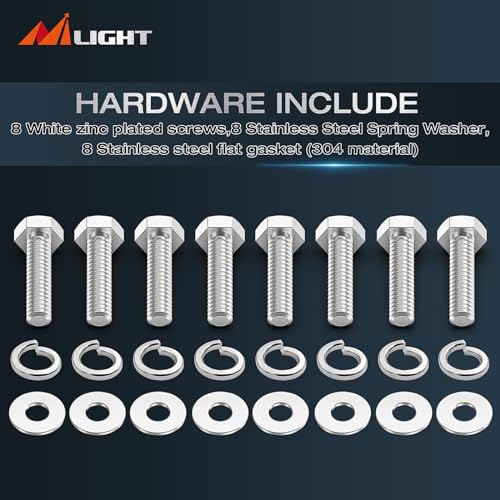 Image of Nilight 2 inch Leveling Lift Kit for Toyota Tundra 2007-2026 2WD /4WD, Actual about 1 inch Strut Spacer, Suspension Strut Spacers, Raise Front End, Fix Rake for Towing /Hauling & Improved Stance