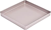 Vista 1 de 11-Inch Baking Sheet Pan Non-Stick Square Baking Pan Jelly Roll Bakeware for Oven Roasting 11.2" × 11.2" × 1.38" (Champagne Gold)